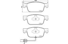 Sada brzdových destiček, kotoučová brzda BREMBO P 85 153X