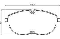 Sada brzdových destiček, kotoučová brzda BREMBO P 85 188