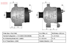 generátor DENSO DAN507