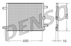 Kondenzátor, klimatizace DENSO DCN01023