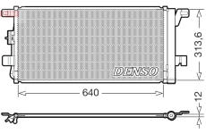 Kondenzátor, klimatizace DENSO DCN02049