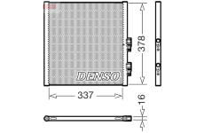 Kondenzátor, klimatizace DENSO DCN02051