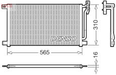 Kondenzátor, klimatizace DENSO DCN05003
