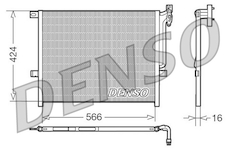 Kondenzátor, klimatizace DENSO DCN05004
