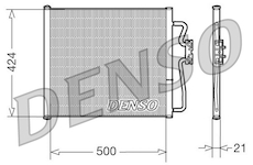 Kondenzátor, klimatizace DENSO DCN05007