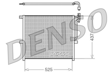 Kondenzátor, klimatizace DENSO DCN05008