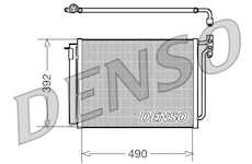 Kondenzátor, klimatizace DENSO DCN05009
