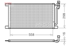 Kondenzátor, klimatizace DENSO DCN05020