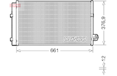 Kondenzátor, klimatizace DENSO DCN05106