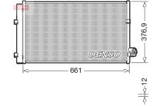 Kondenzátor klimatizácie DENSO DCN05106