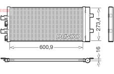 Kondenzátor, klimatizace DENSO DCN05111