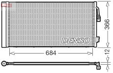 Kondenzátor, klimatizace DENSO DCN05114