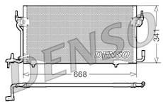 Kondenzátor, klimatizace DENSO DCN07060