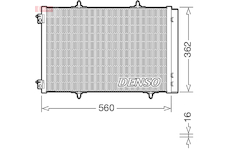 Kondenzátor, klimatizace DENSO DCN07061
