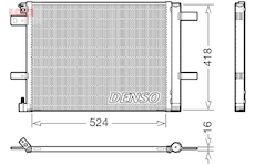 Kondenzátor, klimatizace DENSO DCN07062