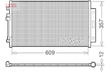 Kondenzátor, klimatizace DENSO DCN09004