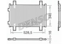 Kondenzátor, klimatizace DENSO DCN09051