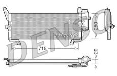 Kondenzátor, klimatizace DENSO DCN09091