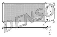 Kondenzátor, klimatizace DENSO DCN10018