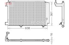 Kondenzátor, klimatizace DENSO DCN10041