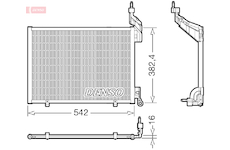 Kondenzátor, klimatizace DENSO DCN10048