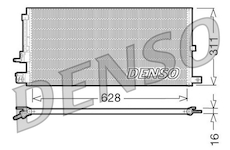 Kondenzátor, klimatizace DENSO DCN11007