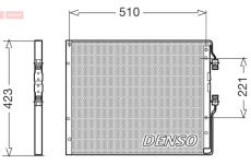 Kondenzátor, klimatizace DENSO DCN12101