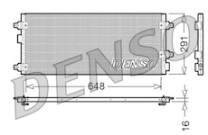 Kondenzátor, klimatizace DENSO DCN13003