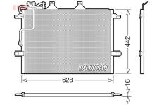 Kondenzátor, klimatizace DENSO DCN17018