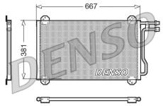 Kondenzátor, klimatizace DENSO DCN17055