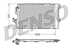 Kondenzátor, klimatizace DENSO DCN20010