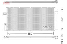 Kondenzátor, klimatizace DENSO DCN20024