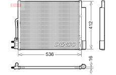 Kondenzátor, klimatizace DENSO DCN20043