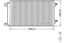 Kondenzátor, klimatizace DENSO DCN20047