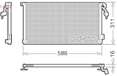 Kondenzátor, klimatizace DENSO DCN21012