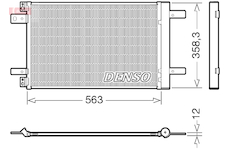 Kondenzátor, klimatizace DENSO DCN21032