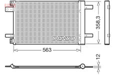 Kondenzátor, klimatizace DENSO DCN21032