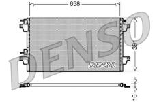 Kondenzátor, klimatizace DENSO DCN23018