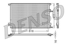 Kondenzátor, klimatizace DENSO DCN25001