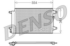 Kondenzátor, klimatizace DENSO DCN32015