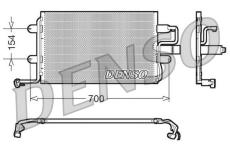 Kondenzátor, klimatizace DENSO DCN32017