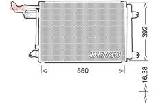 Kondenzátor, klimatizace DENSO DCN32032