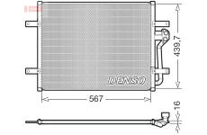 Kondenzátor, klimatizace DENSO DCN32035