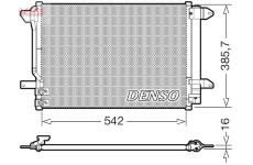 Kondenzátor, klimatizace DENSO DCN32072