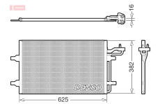 Kondenzátor, klimatizace DENSO DCN33011