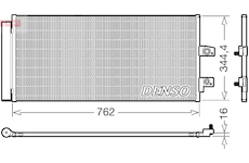 Kondenzátor, klimatizace DENSO DCN33016