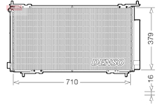 Kondenzátor, klimatizace DENSO DCN40015
