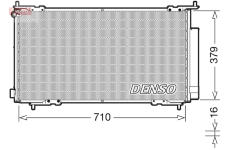 Kondenzátor klimatizácie DENSO DCN40015