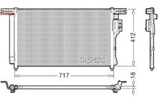 Kondenzátor, klimatizace DENSO DCN41008