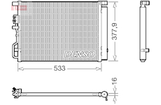 Kondenzátor, klimatizace DENSO DCN41018